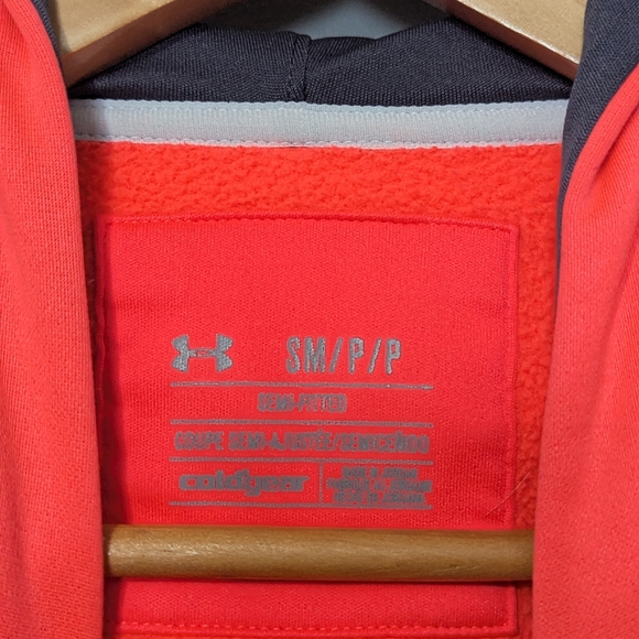 Under Armour Cold Gear Storm Water Resistant Women's‎ Small Neon Pink Hoodie - Picture 5 of 7